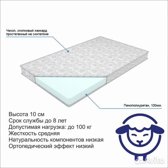 Новый матрас от производителя все размеры доставка