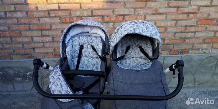 Коляска для двойни 2 в 1