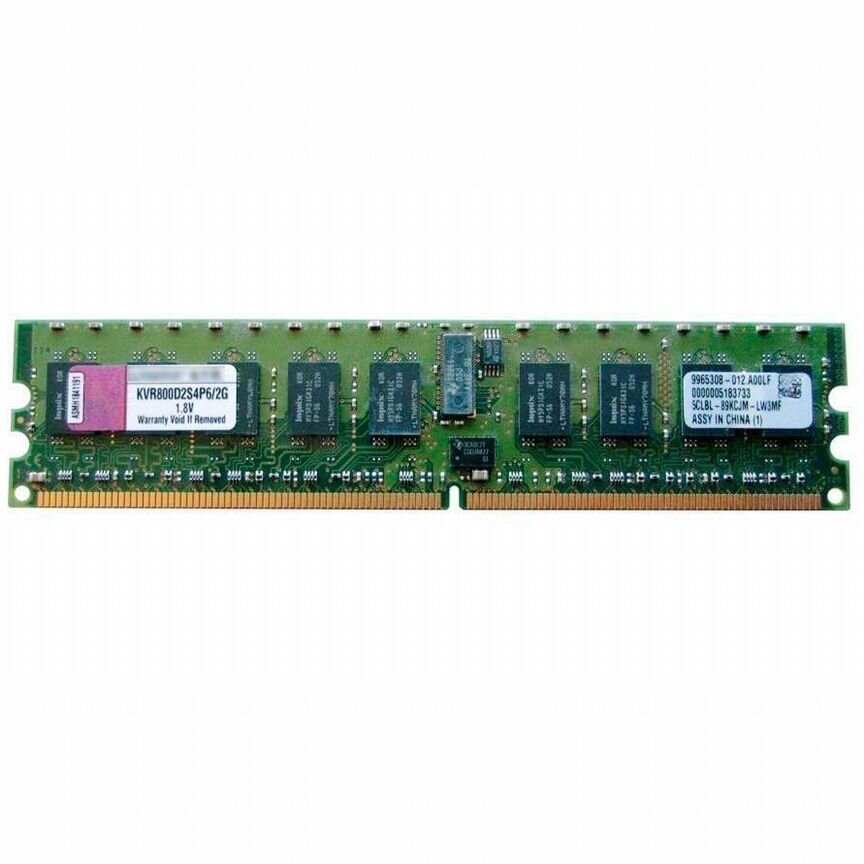 [KVR800D2S4P6/2G] Оперативная Память Kingston Ddr2 Kvr800d2s4p6/2g