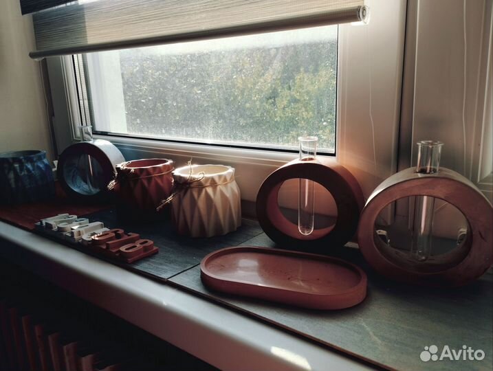 Ваза из гипса