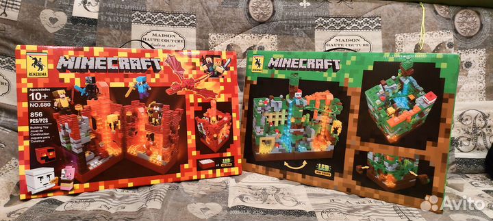 Конструктор lego minecraft крепость