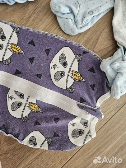 Вещи пакетом для мальчика 62-68 H&M, Crockid