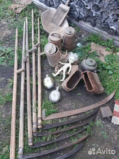 Коса Литовка Ручная Старинная насадка