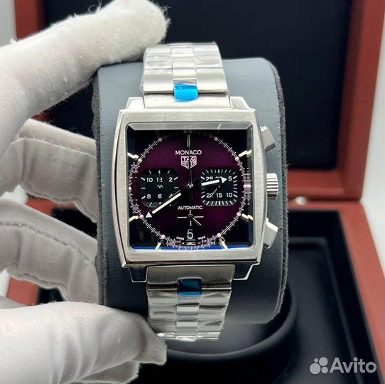 Очень красивые мужские часы TAG Heuer Monaco