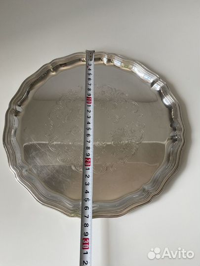 Поднос и посуда Серебрение Европа Винтаж