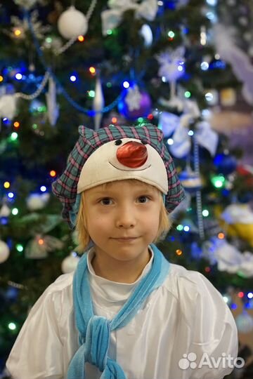 Костюм снеговика карнавальный новогодний