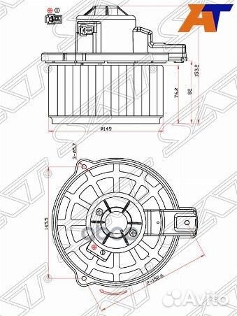 Мотор отопителя салона KIA RIO 05-10 st971131g0