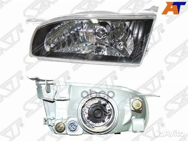 Фара toyota corolla 95-97 LH черный хрусталь st