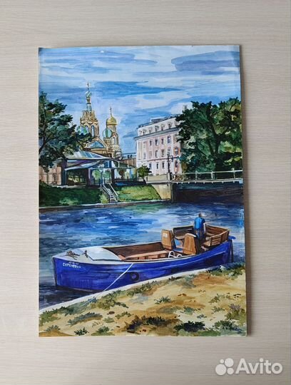 Картина акварель 