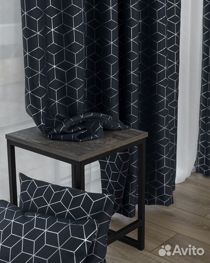 Шторы рогожка Гала Роял занавески