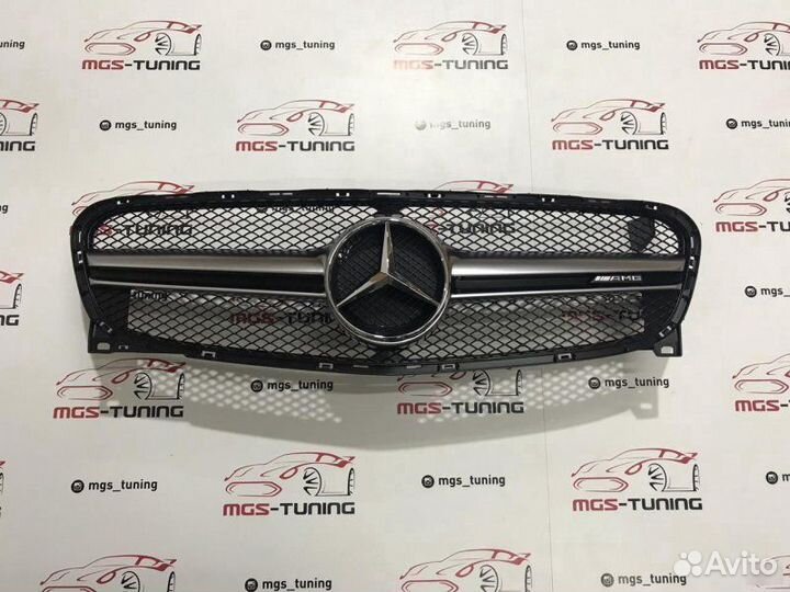 Решетка GLA в стиле AMG 45 Chrome + амг 17-н.в
