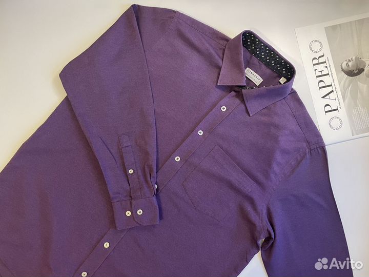 Рубашка мужская 50 52 ворот 42