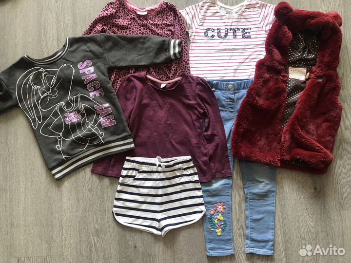 Вещи пакетом на девочку 4-5 лет