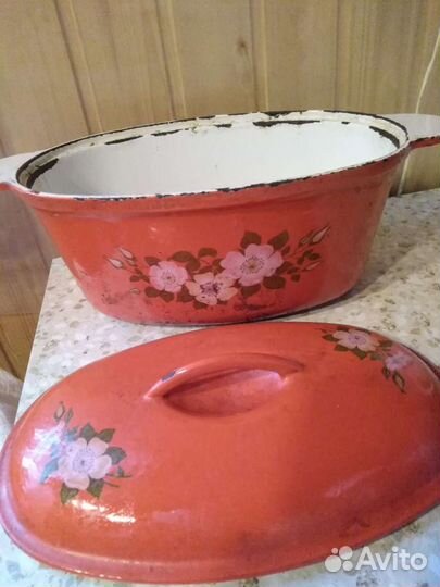 Утятница, гусятница чугунная