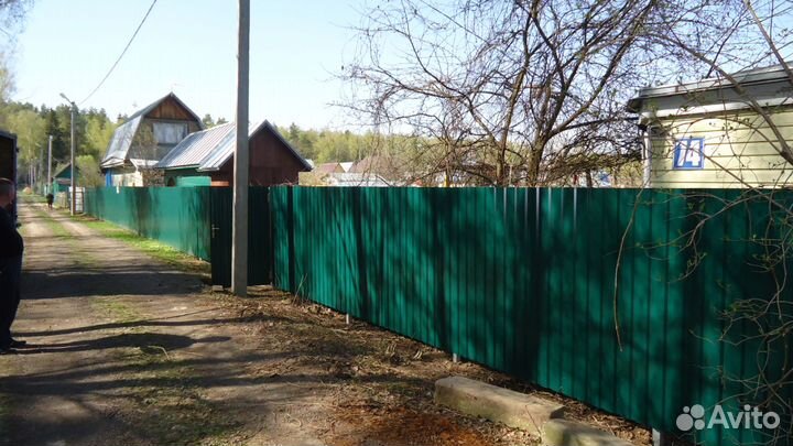 Забор из профнастила