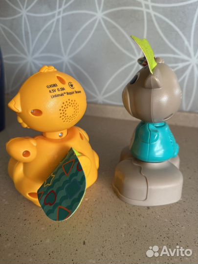 Игрушки fisher price бобер и лось