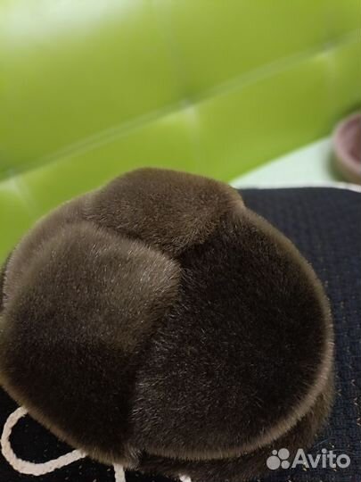 Меховая мужская шапка (кепка)