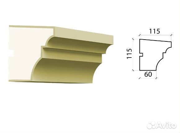 Подоконник фасадный декор