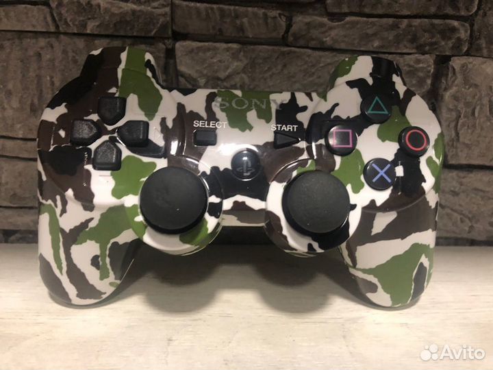 Dualshock 3 зелёный камуфляж, Реплика