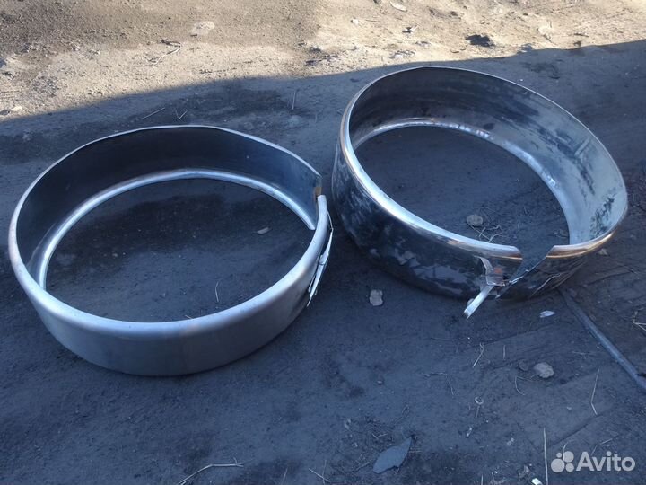 Чехол на запаску хром 15-18 радиус размер 78 на 24