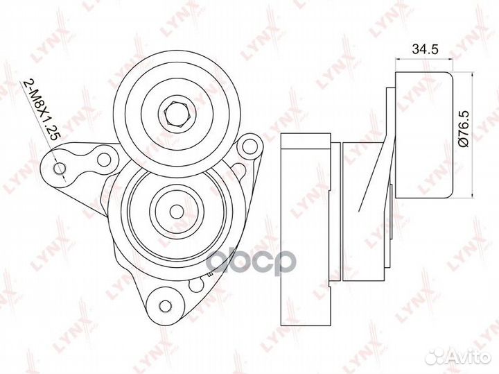 Натяжитель ремня навесного оборудования PT-3014