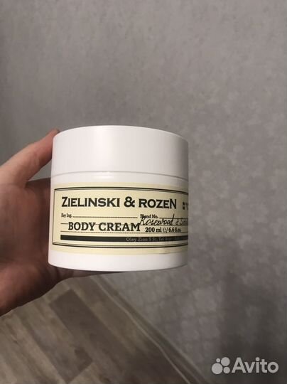 Крем для тела zielinski&rozen