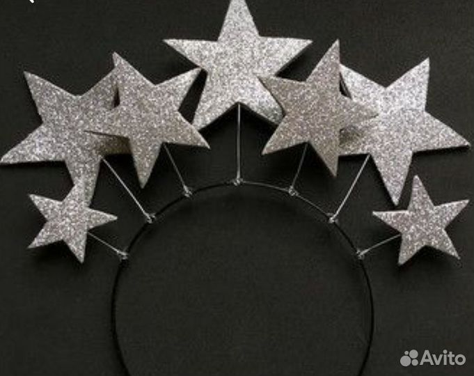 Ободок звёздочка, снежинка, конфетка,игрушка