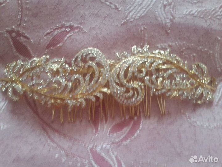 Свадебная заколка для волос