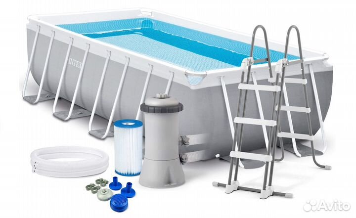 Каркасный бассейн Intex 400x200x100 см 26788