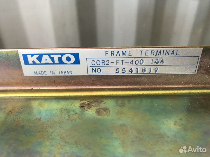 Нижний терминал (блок управления) kato