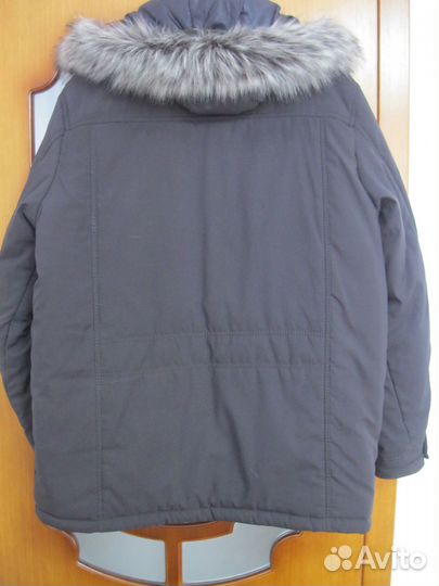 Мужская зимняя куртка аляска 58-60разм