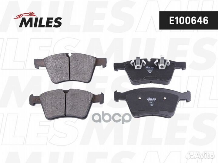 Колодки тормозные передние (Смесь Semi-Metallic