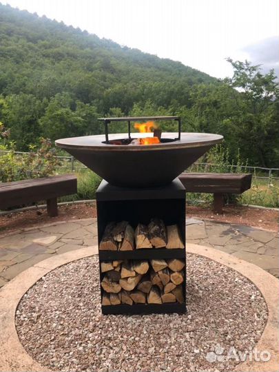 Гриль мангал круглый ofyr