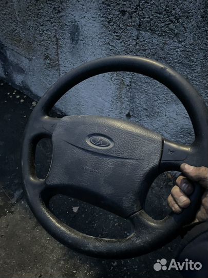 Руль приора 1 с подушкой