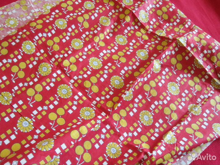 Ситец ткань отрез 2,65 х 0,77 м винтаж СССР