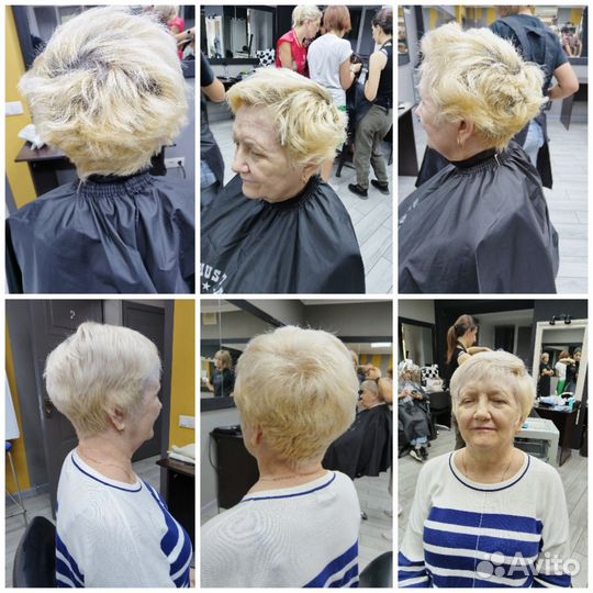 Стрижка и окрашивание волос на дому