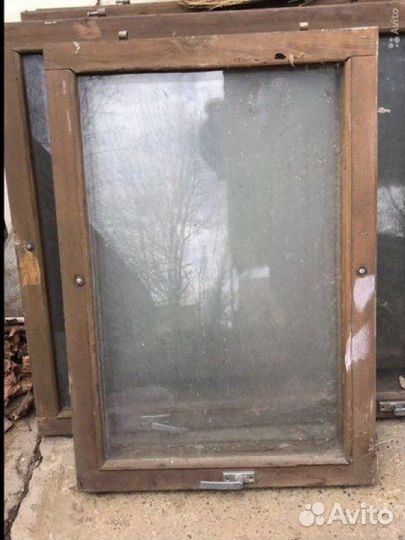 Два 2камерных деревянных окна с форточкой