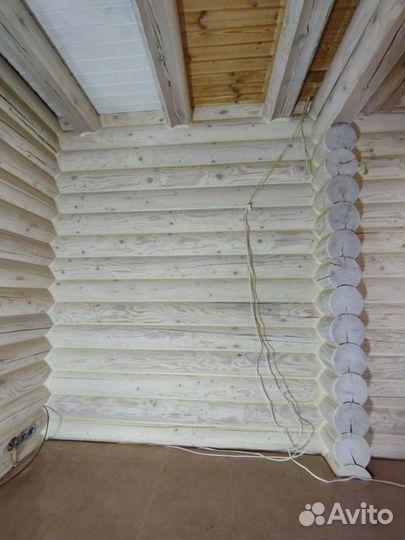 Герметизация сруба теплый шов