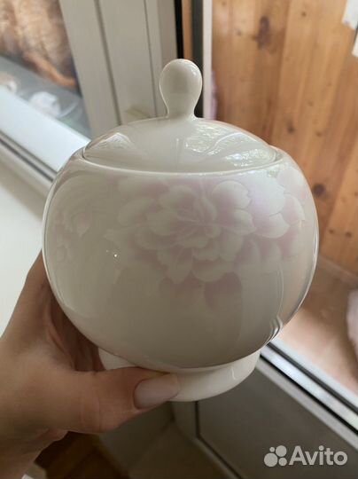 Сахарница фарфоровая