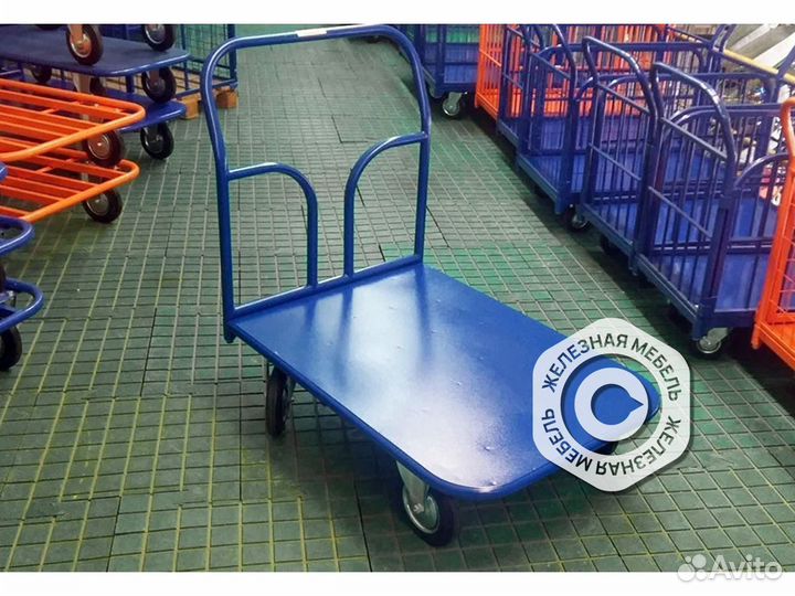 Тележка грузовая платформенная для склада тп 1