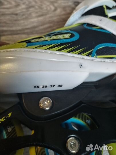 Коньки детские раздвижные 35-38 р