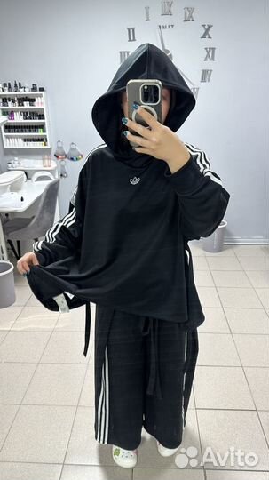 Оверсайз худи adidas originals gn3171 с завязками