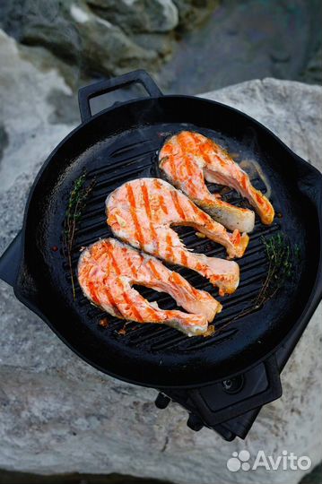 Икра Красная. Стейки Форели 100гр+