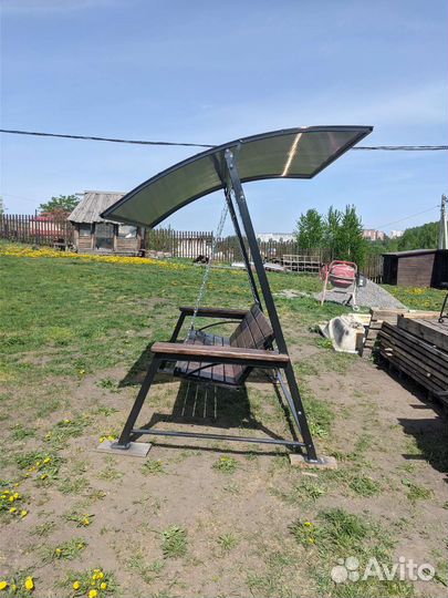 Садовая качеля новая