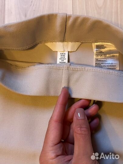 Брюки клеш hm