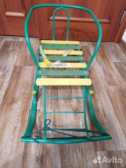 Санки детские с колесиками