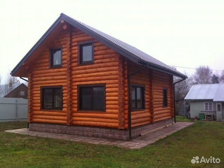 Дома / бани из бревна