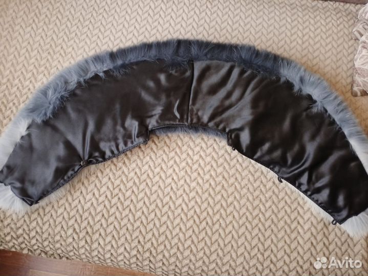 Меховой воротник песец