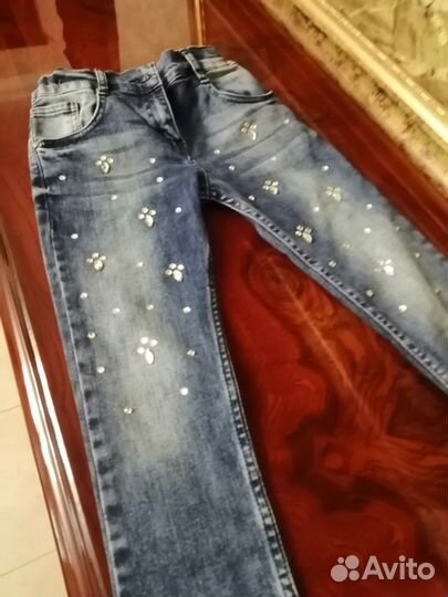 Джинсы для девочки D&G, Италия, 128