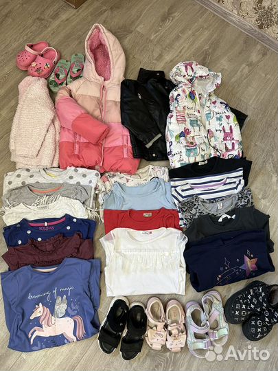 Пакет вещей на девочку 5-6 лет